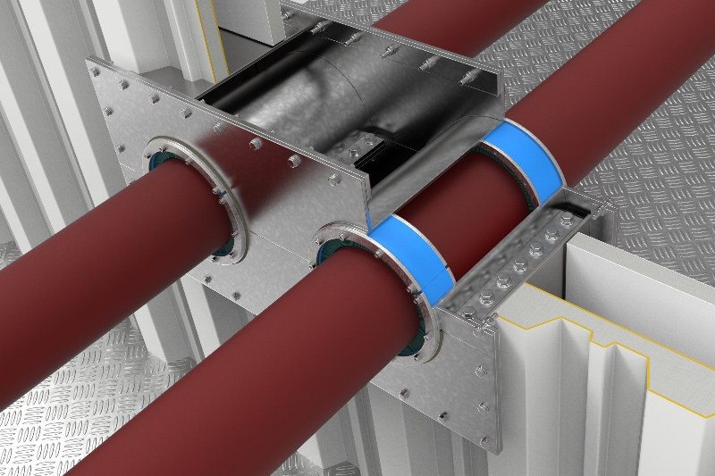 改變傳統船舶管道穿隔密封方式，泰士特模塊式密封系統更高效